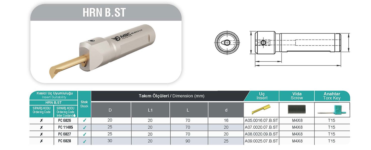 A05.0016.07.B.ST  MBC Picco Tutucu tablo