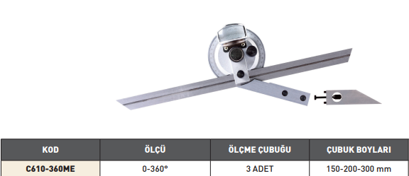 Dereceli Mercekli Gönye