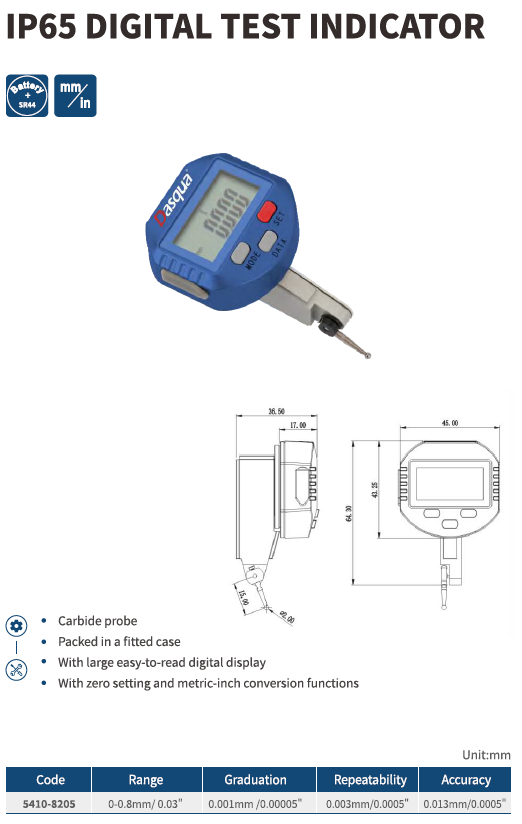 Dijital Salgı Komparatörü Yağa Suya Dirençli