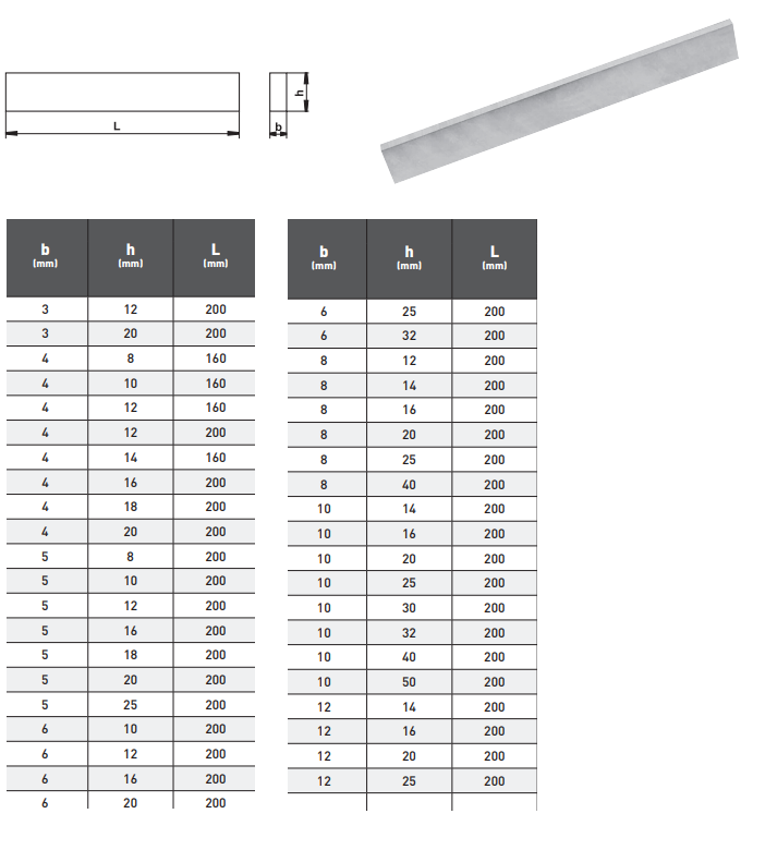 Dikdörtgen Kesitli Lama Kalemi