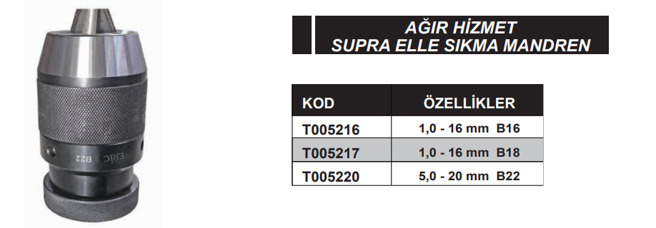 Eric Ağır İş Supra Elle Sıkmalı Mandren