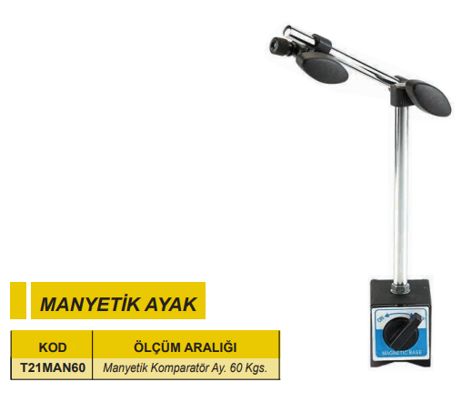 Eric Manyetik Komparatör Ayağı 60 Kg