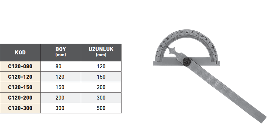 PLD Açılı Gönye tablo