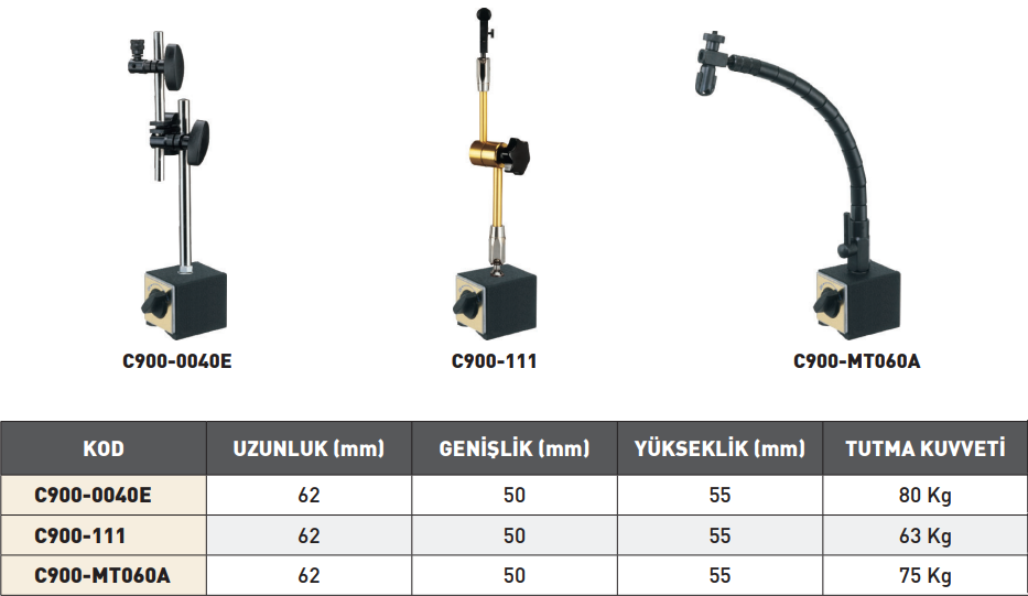 PLD Manyetik Üniversal Komparatör Ayağı