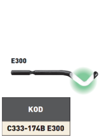 PLD Raspa Çapak Alma Uzun Yedek Uç E300 tablo