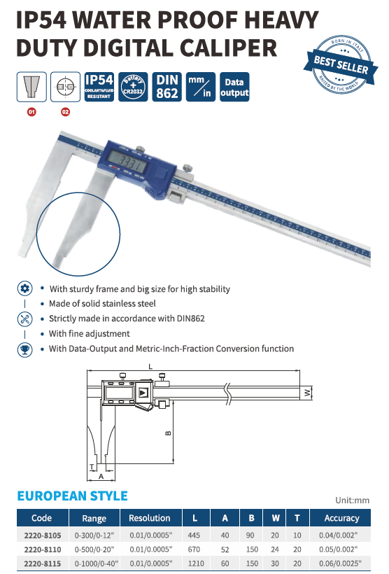 Tek Çene Dijital Kumpas