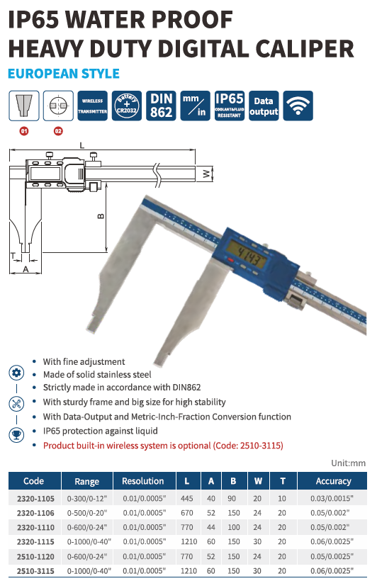 Tek Çene Dijital Kumpas Bilgi Çıkışlı