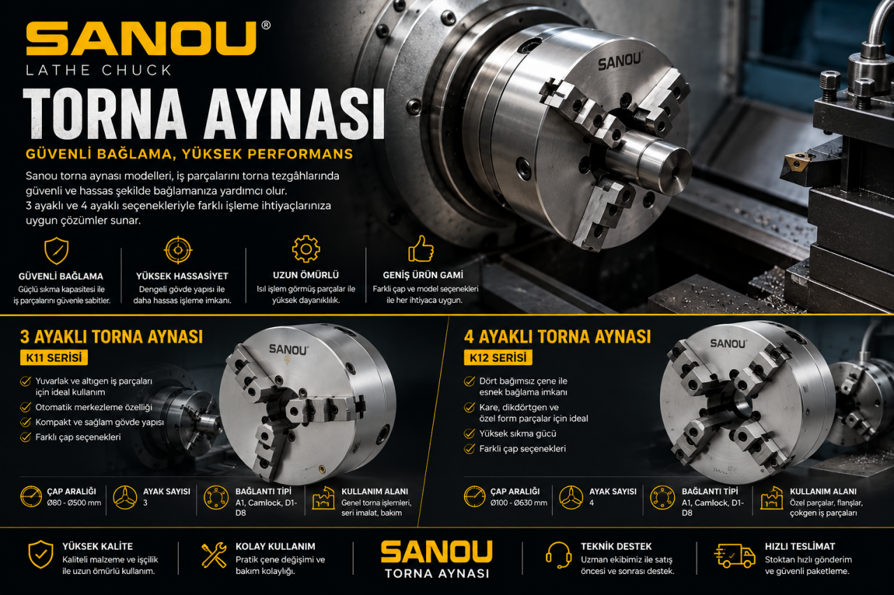 Sanou Torna Aynası | 3 ve 4 Ayaklı Modeller