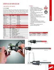 Starrett Dijital Kumpas Veri Çıkışlı 150mm