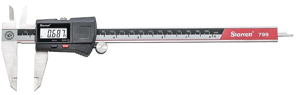 Starrett Dijital Kumpas Veri Çıkışlı 200mm