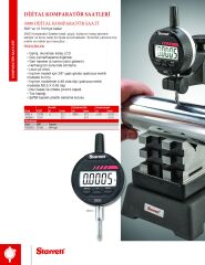 Starrett Dijital Komparatör Saati 12.7mm / 0.01mm