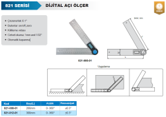 ACCUD Dijital Açı Ölçer  821 Serisi 300mm