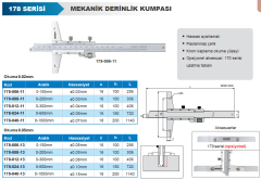 ACCUD Mekanik Derinlik Kumpası 178 Serisi 0.05mm - 0-600mm