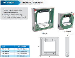 ACCUD Kare Su Terazisi 711 Serisi 300x300x42mm
