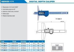 ACCUD Dijital Derinlik Kumpası 171 Serisi 0-200mm
