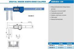 ACCUD Dijital Bıçak Ağızlı Kumpas 139 Serisi 0-200mm