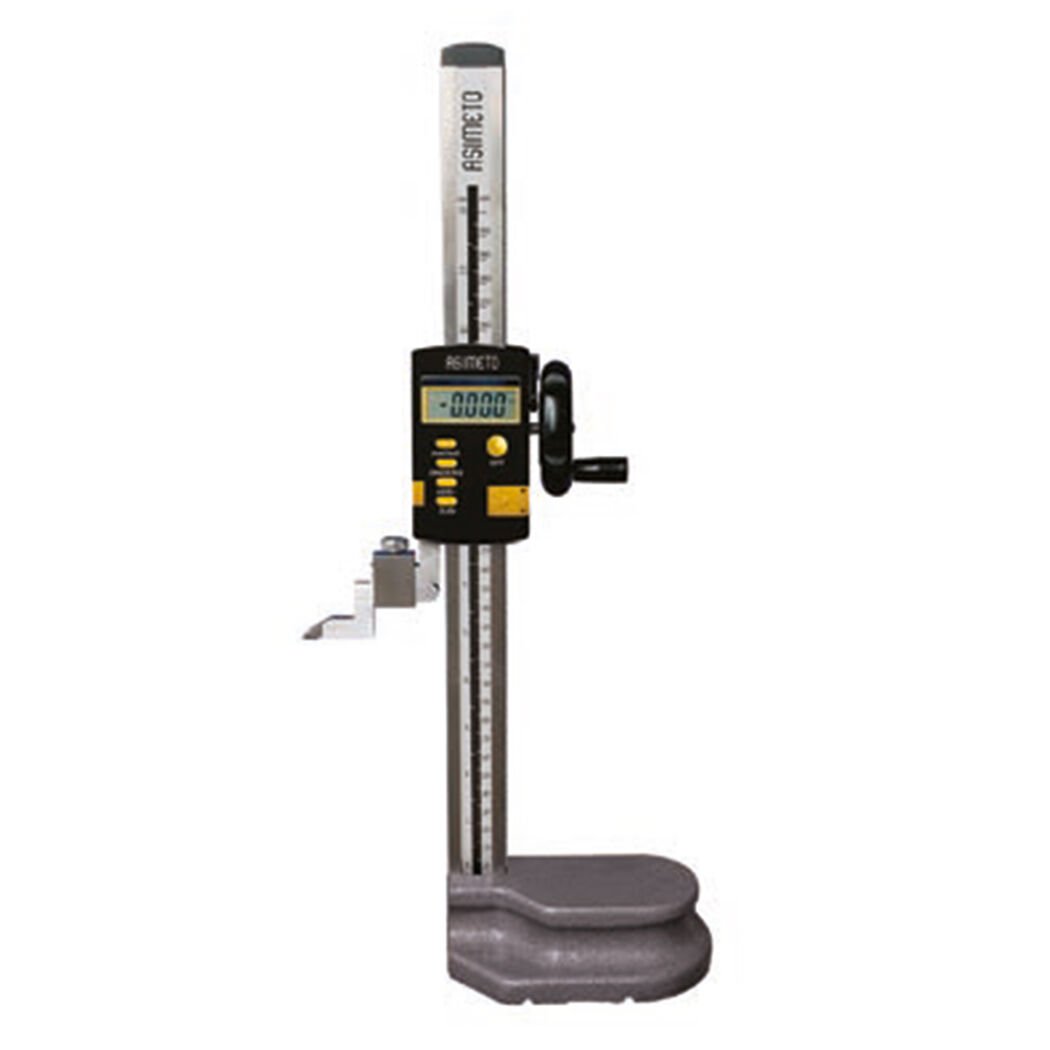 Asimeto Dijital Yükseklik Mihengiri Tekerlekli 0-300mm