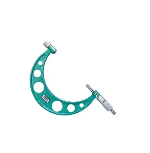 INSIZE 3206-50A Değiştirilebilir Uçlu Mekanik Dış Çap Mikrometresi 0-50 mm