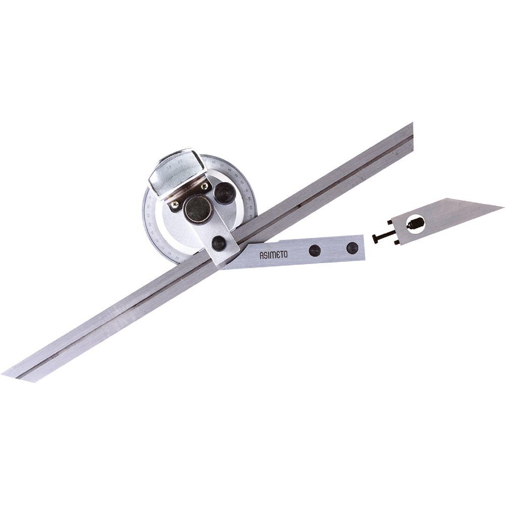 Asimeto Açı Ölçer 3-Çubuk Büyüteçli (150mm, 200mm, 300mm)