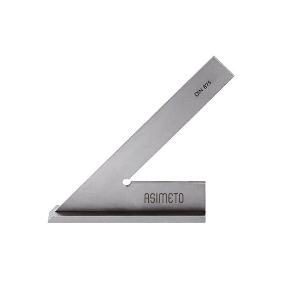 Asimeto Ekstra Geniş Taban Çelik Gönye 45 Derece 200x130mm