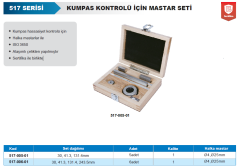 ACCUD Kumpas Kontrolü İçin Mastar Seti 5 Adet - 1 Kalite