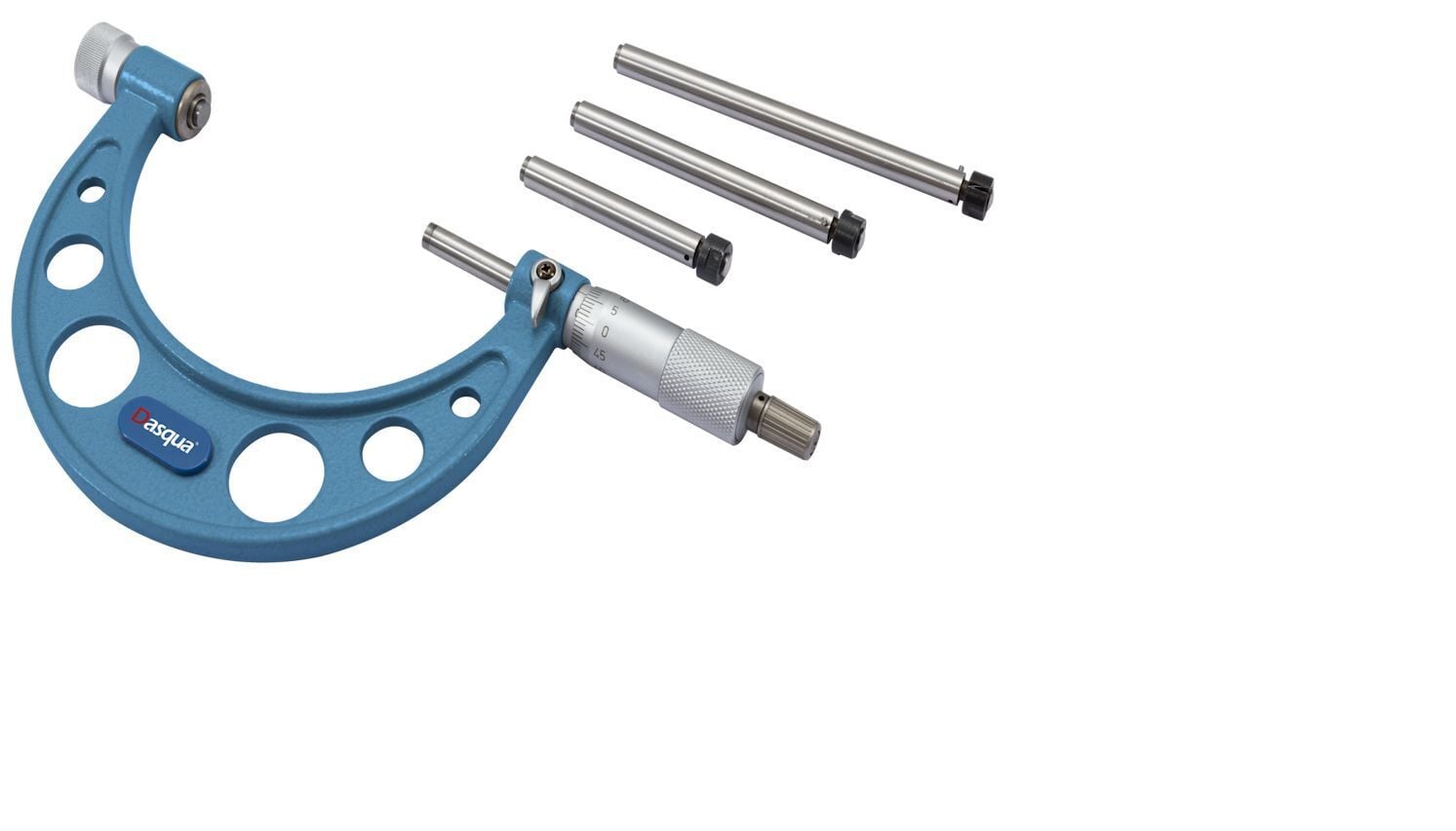 Dasqua 200-225mm Değiştirilebilir Uçlu Dış Çap Mekanik Mikrometre 4112-7445