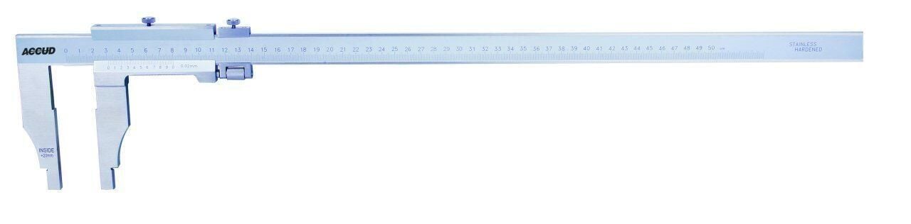 ACCUD Mekanik Kumpas 128 Serisi 100mm - 0.05mm - 0-600mm