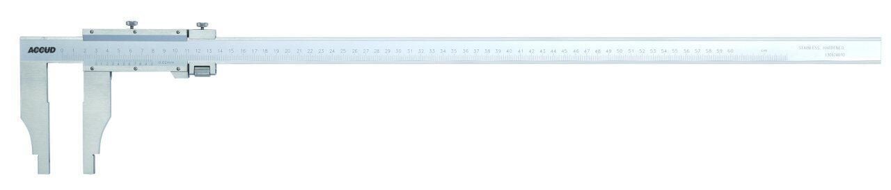 ACCUD Mekanik Kumpas 127 Serisi 75mm - 0.02mm - 0-300mm