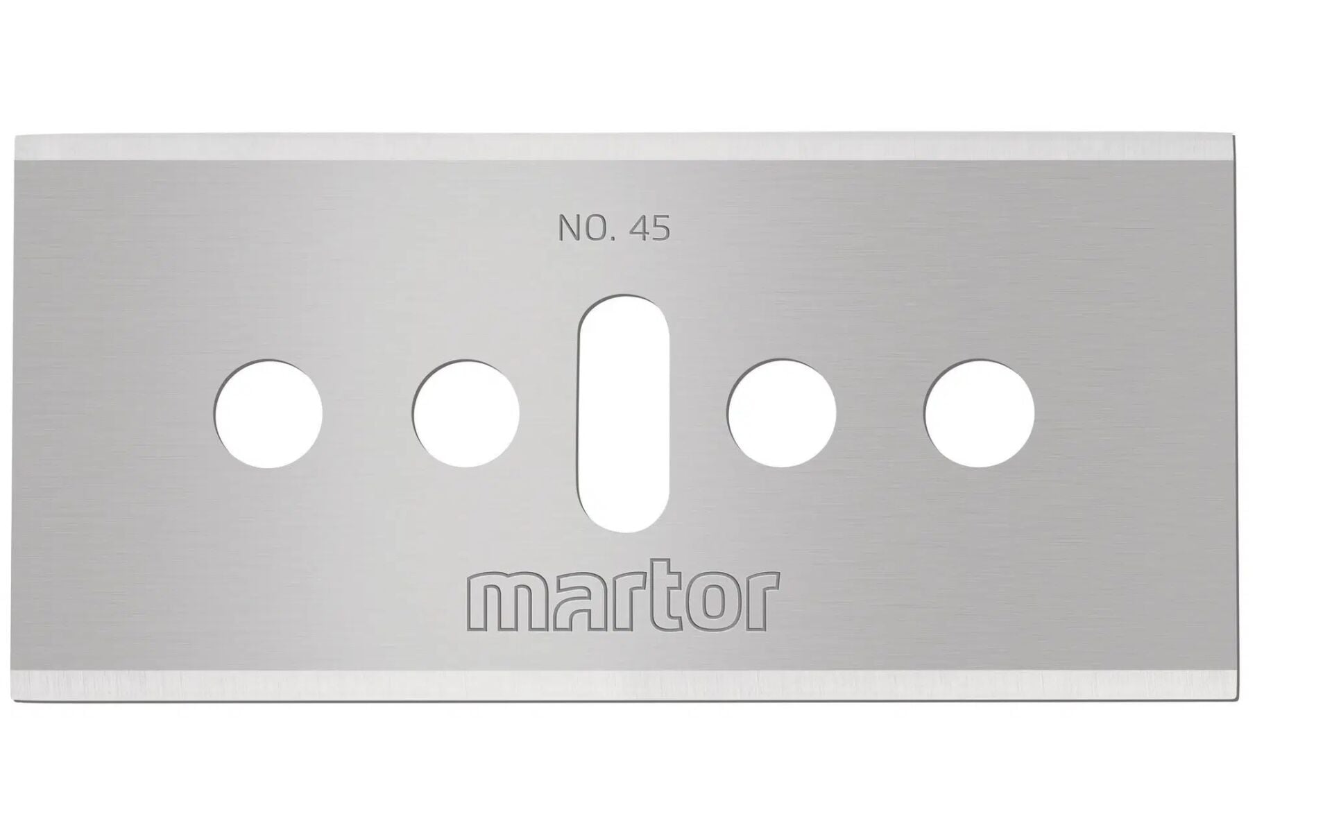 MARTOR 45.60 Çelik Trapez Maket Bıçağı Ucu 39x18.5 mm (10 Adet)