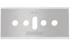 MARTOR 145.60 Paslanmaz Çelik (INOX) Trapez Maket Bıçağı Ucu 39x18.5 mm (10 Adet)