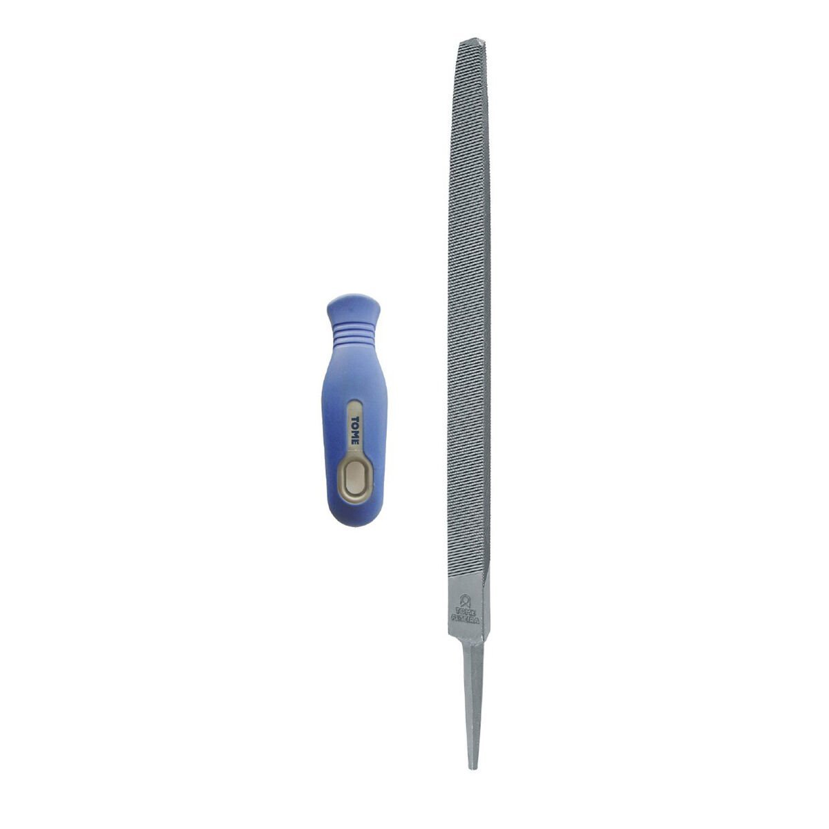 10'' TOME Üç Köşe Eğe İnce Diş Saplı