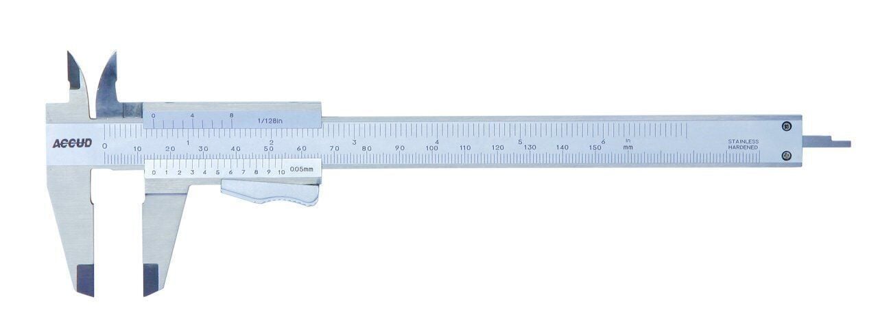 ACCUD Mekanik Kumpas 124 Serisi 0.05mm - 0-200mm