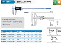 ACCUD Dijital Kumpas 131 Serisi 150mm - 0-800mm