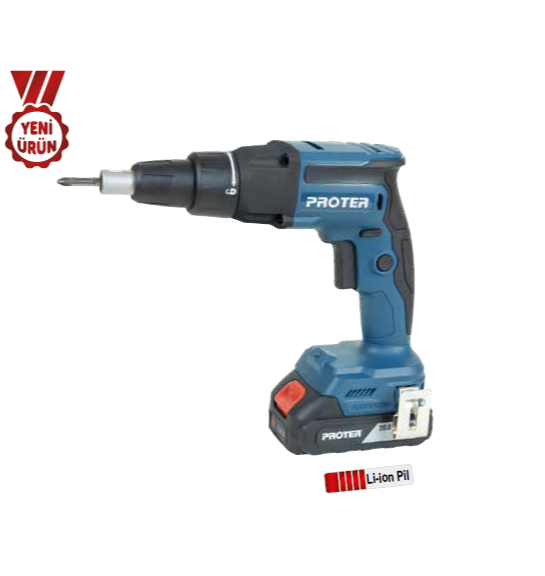 PROTER PST 927 SC Şarjlı Alçıpan Vidalama Makinası