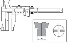 ACCUD Dijital Kumpas 119 Serisi 200mm - 0-500mm