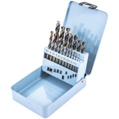 KRONE DIN338 MATKAP SETİ 19 PARÇA 1-10mmx0.5HSSCO5