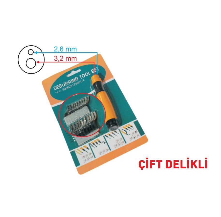 PLD Çapak Alma Raspa Seti (B10 KISA, E200 UZUN UÇ)