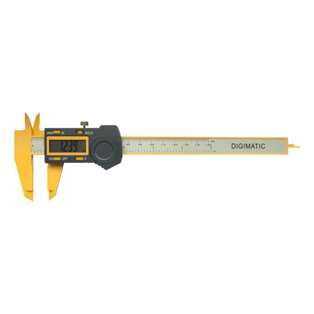 Asimeto 150mm Karbon Fiber Dijital Kumpas
