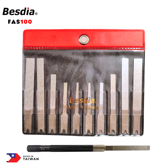 Besdia FAS100 Elmas Eğe Seti 10'lu