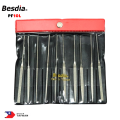 Besdia PF10L Elmas Eğe Seti 10'lu