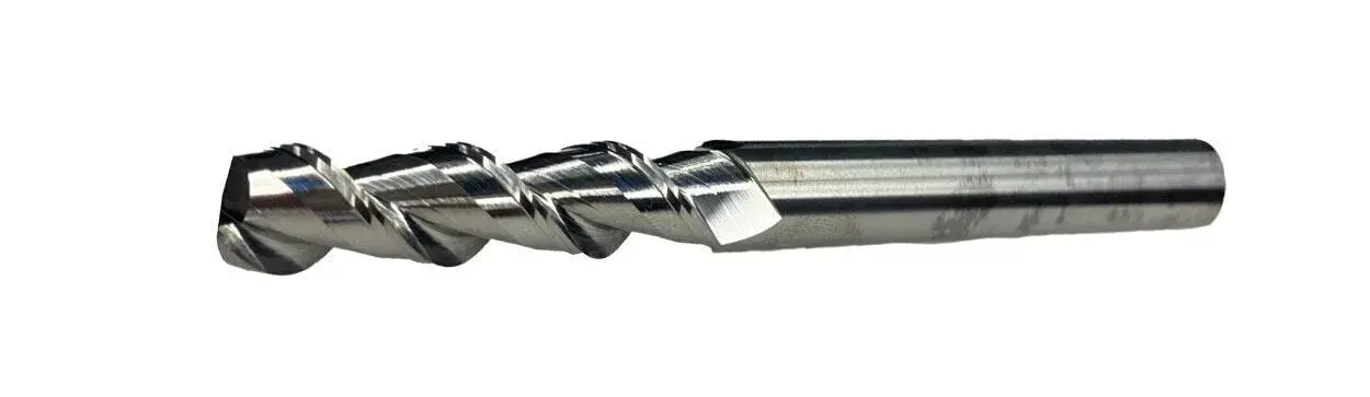 8mm Uzun 2 Ağız Alüminyum Karbür Freze BOY:100mm Eric