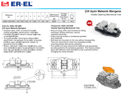 EREL Çift Açılı Mekanik Mengene 2326-120120K