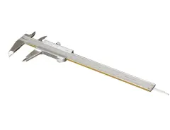 Dasqua 0-150mm Kenarı Tin Kaplamalı Mekanik Kumpas 0.05mm 1801-0505