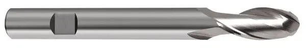 HSS İki Ağızlı Uzun Küresel Freze 10mm