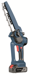 PROTER PST 120 ST 200mm Kesim  4.0Ah 20V Li-ion Kömürsüz Zinc.Yağ. Dal Kesme