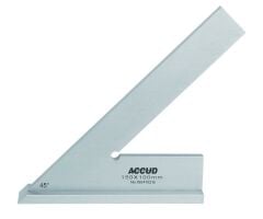 ACCUD 45° Geniş Tabanlı Gönye 856 Serisi 120x80mm