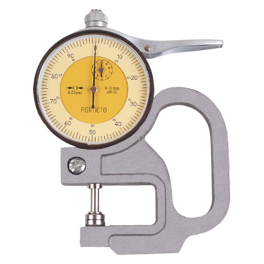 Asimeto Saatli Kalınlık Komparatörü 0-10mm 30mm (0.01mm)