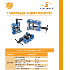 Tokiwa 3 Yönlü Matkap Mengenesi 100mm