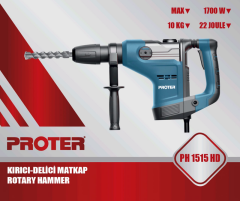 PROTER PH 1515 HD 1700 W 22 Joule 10 Kg Max Kırıcı-Delici
