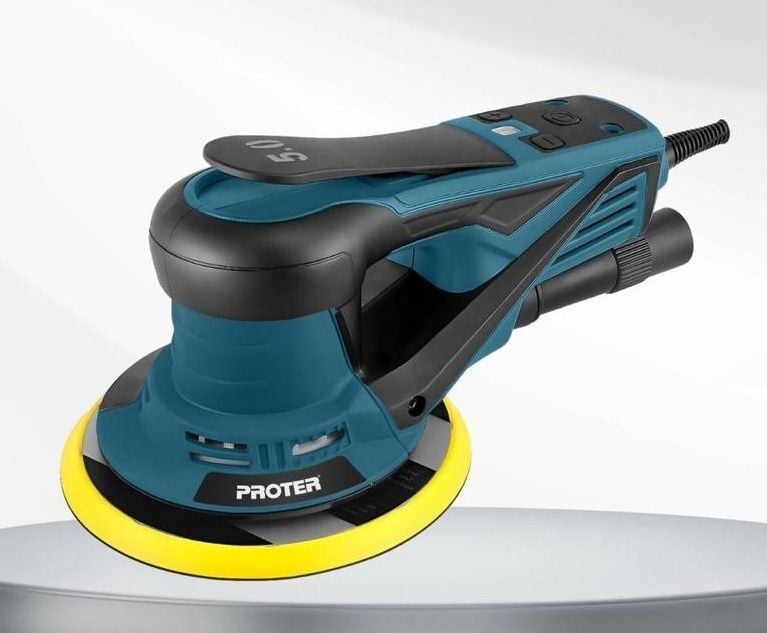 PROTER PR 315 E 150mm 350W Digital Elkt.Hız 400-10000 ddk.Orbital Zımpara Mak.